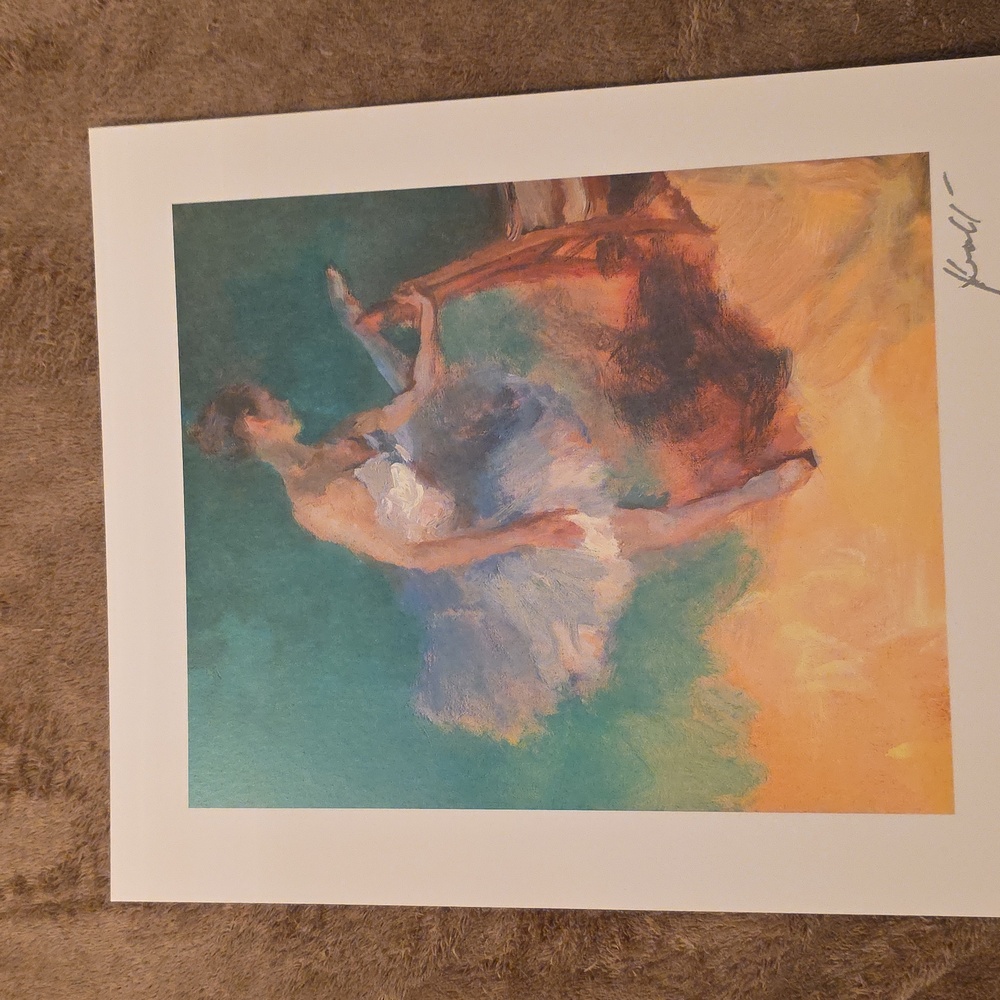 NWOT HUA CHEN *BALLERINA* Impressionist Ballet Dancer Art Print